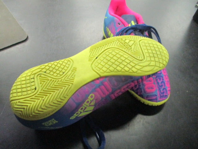 Load image into Gallery viewer, Used Adidas 100 Messi Indoor Soccer Shoes Size 13k
