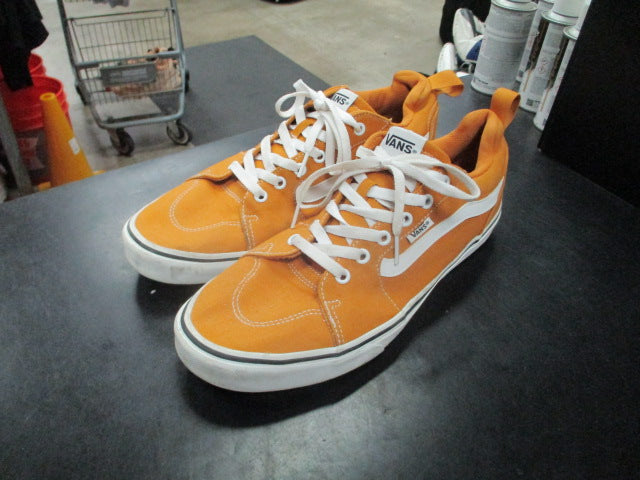 Load image into Gallery viewer, Used Vans Filmore Mid in Canvas Gold Size 11.5
