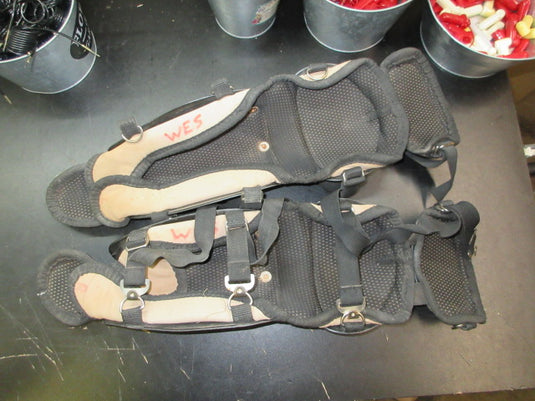 Used Easton Catcher's Leg Guards - Size Youth