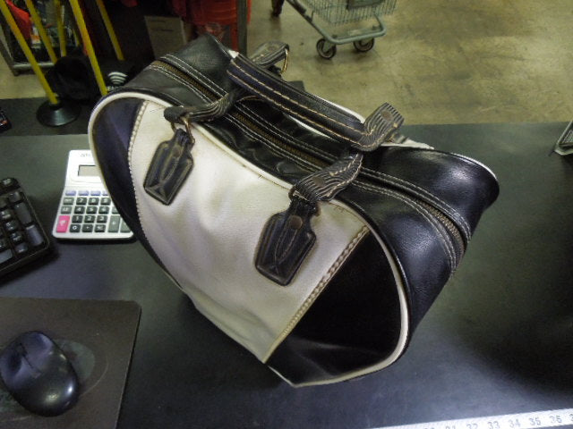 Load image into Gallery viewer, Vintage Leather Bowling Ball Bag
