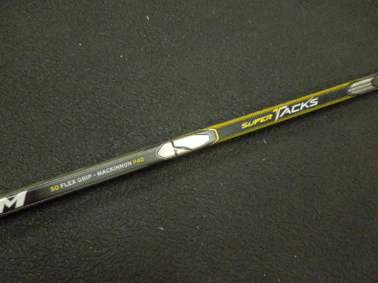 Used CCM Super Tacks Right Hand Composite Hockey Stick 50 Flex