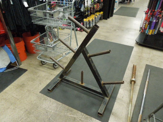 Used 6 Prong Old School Cast Iron Plate Tree