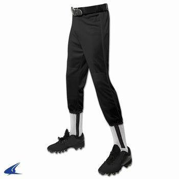 New Champro Cycle Pull-Up Pants W/Belt Loops Size XS Youth - Black