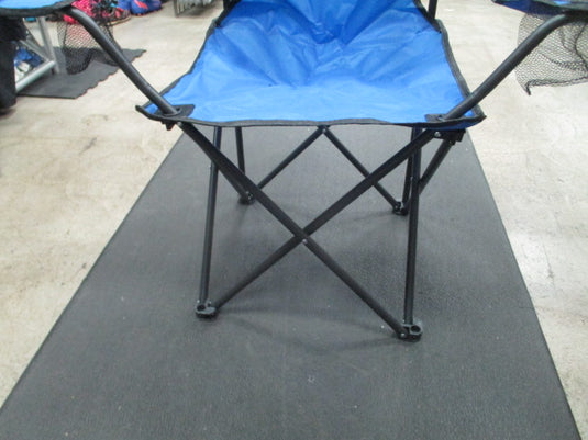 Used Blue Camping Folding Chair