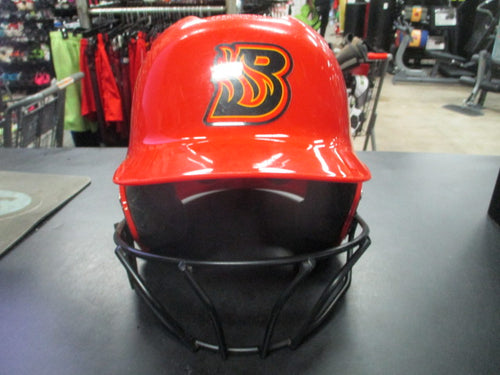 Used EvoShield Red Batting Helmet w/ Mask (No Size Listed)