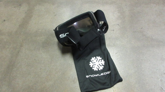 New Snowlodge Backflip Ski Goggles - Matte Black/ Fake Green