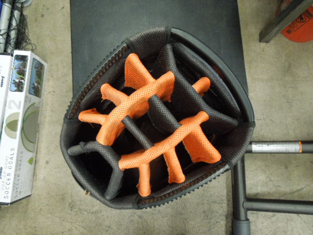 Load image into Gallery viewer, Used Cobra Ultralight Waterproof Cart Bag in Burnt Orange Small Hole in Pocket
