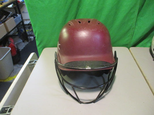 Used Mizuno Size 6 3/4- 7 3/8 Batting Helmet W/ Face Mask