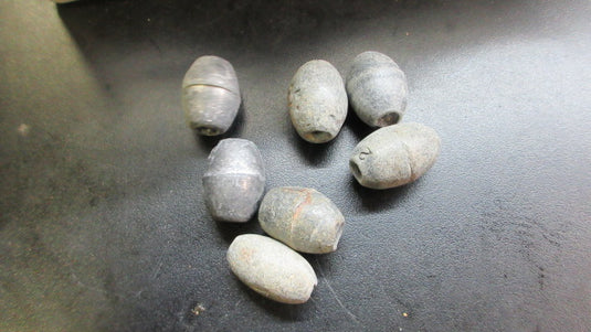 Used Fishing Weights - 7 Piece