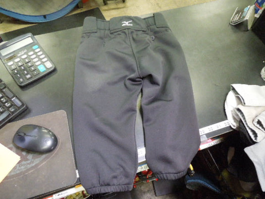 Used Mizuno Knicker Bottom Black Baseball Pants Size YM