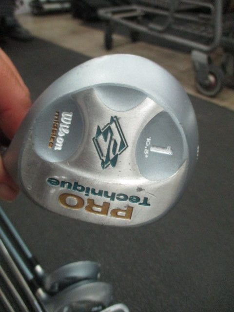 Load image into Gallery viewer, Used Wilson Pro Technique Iron Set 3-9, PW, Driver, 5 Wood, 3 Wood - RH
