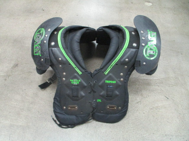 Load image into Gallery viewer, Used Tag Battle Gear II Football Shoulder Pads Size Youth 2XL

