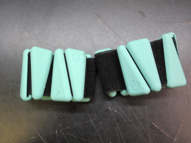 Load image into Gallery viewer, Used Popsugar Flex Wrist/Ankle Weight, 1lb Each, Set of 2, Teal Blue
