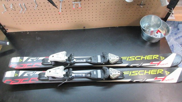 Load image into Gallery viewer, Used Fischer RC4 Race Jr. Skis ?+ FJ4 AC Jr. Rail Bindings - 110
