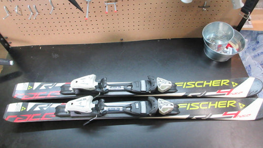 Used Fischer RC4 Race Jr. Skis ?+ FJ4 AC Jr. Rail Bindings - 110