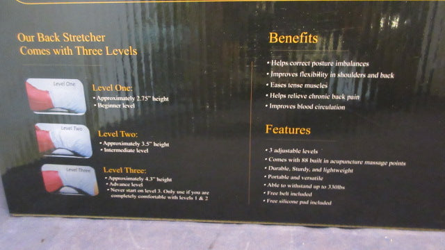 Load image into Gallery viewer, Brightstar Fit 3 Level Adjustable Back Stretcher - Still in Box

