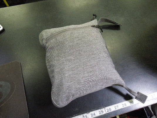 Used Grey Packable Duffle Bag in Heather Grey