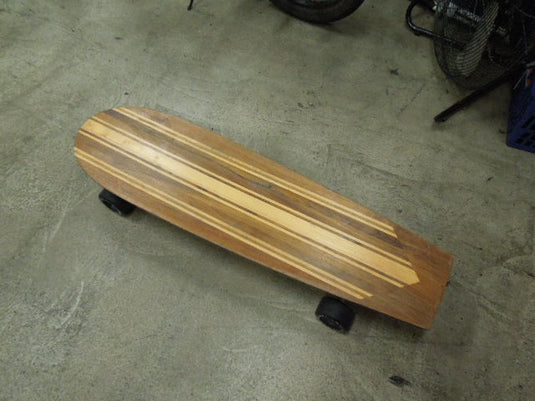 Vintage Hi Longboard Handcrafted Real Wood Sidewalker Surfer Style Board 37"