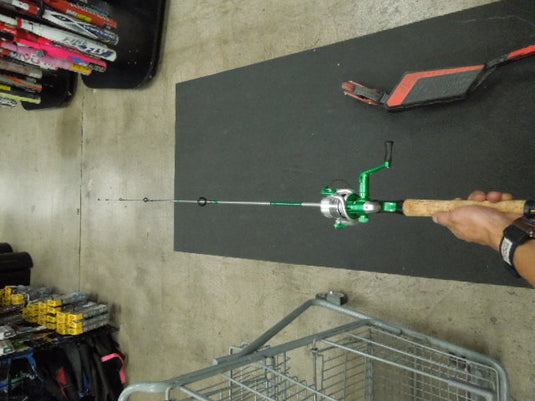 Used Shakespear Catch More Fish Rod and Reel Combo in Emerald Green