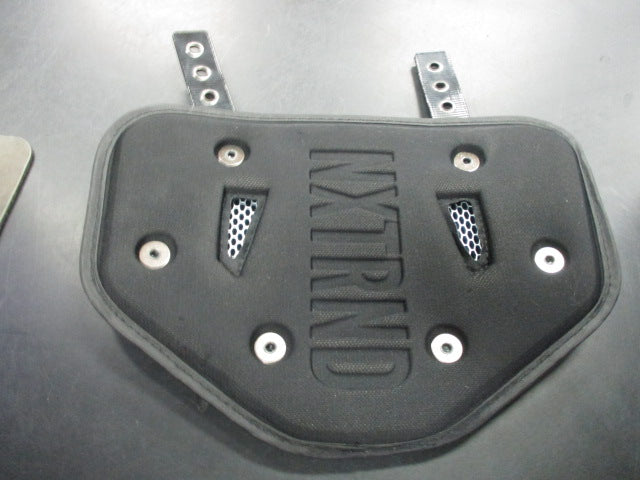 Load image into Gallery viewer, Used NXTRND Chrome Blue Adult Football Backplate (No Hardware)
