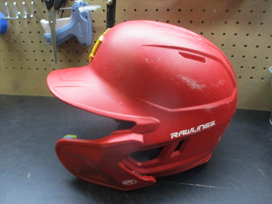 Used Rawlings Batting Helmet W/ Jaw Guard - 6 7/8 - 7 5/8