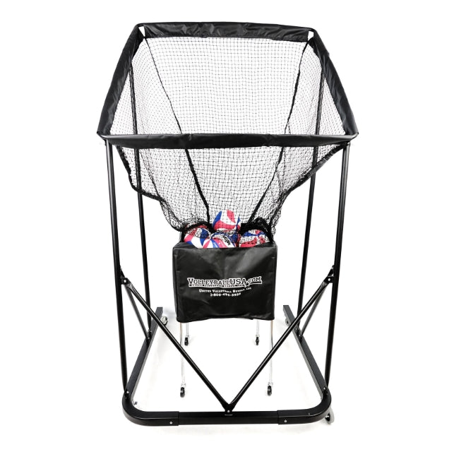 Load image into Gallery viewer, Used Mobile Setting and Passing Volleyball Trainer, Height Adjustable Up To 110"

