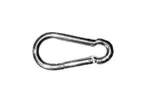 10 mm Chromed Cable Hook Carabiner