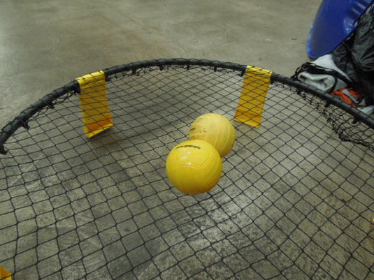 Used Spike Ball Yard Game Set of Two Spike Balls and Net