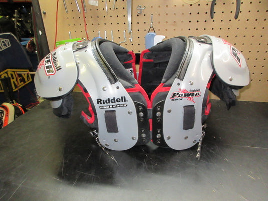 Used Riddell Power SPX Football Shoulder Pads - Size Medium (18"-19")