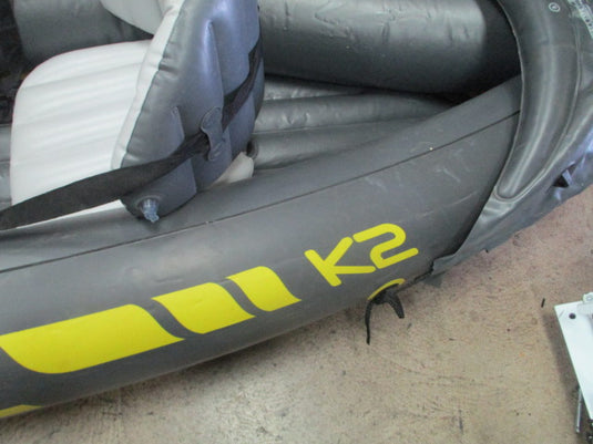 Used Intex Explorer K2 Yellow 2 Person Inflatable Kayak