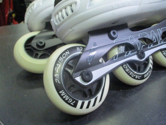 Used Papaison Adjustable In-Line Roller Skates Size Large 5-7.5