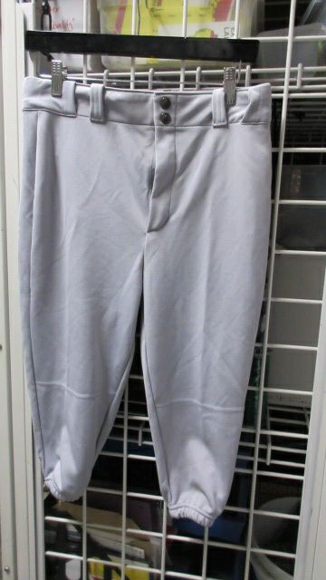 Used DEMARINI Grey Baseball Pants Size YOUTH XL Knicker