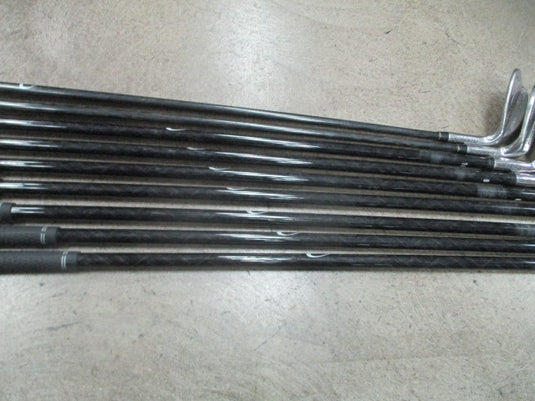 Used Pure Spin Diamond Face Tungsten Sole Iron Set 4-10,LW,SW - RH