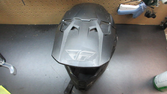Used Fly Racing Formula CC Solid Motorcross Helmet