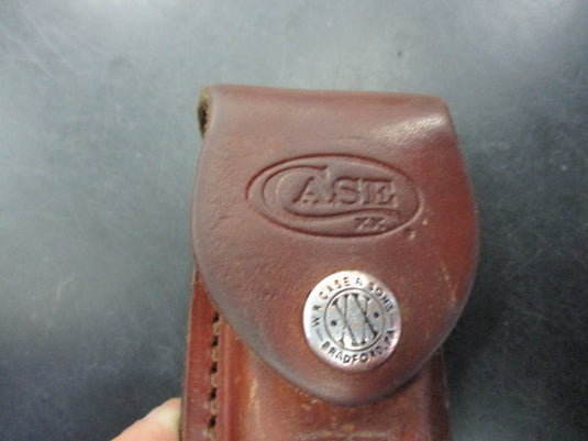 Used Trapper Leather Pocket Knife Case