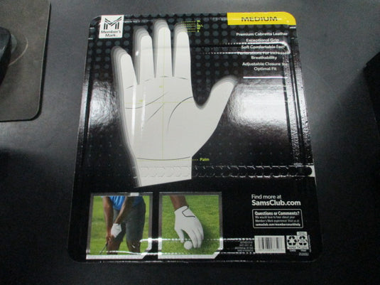 Member's Mark Premium Cabretta Leather Golf Gloves Pack Of 4 - LH Size Medium