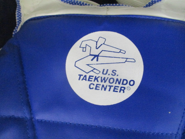 Load image into Gallery viewer, Used U.S. Taekwondo Center Martial Arts Reverisble Chest Protector Youth Size L
