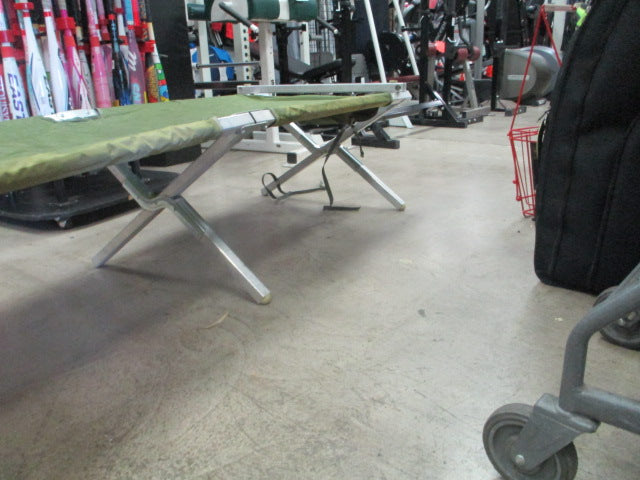 Load image into Gallery viewer, Used Military style aluminum Cot
