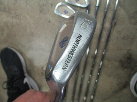 Used Northwestern Pro Bilt Plus RH 4-9 IRON SET steel shaft ladies