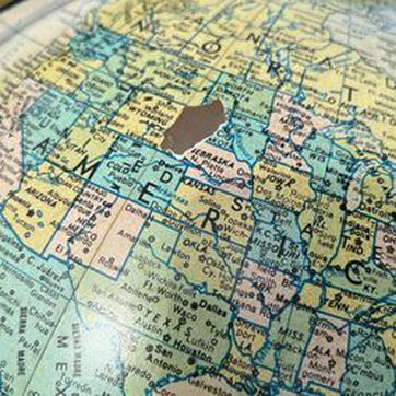 Statesman 20? Antique Illuminated Floor Heirloom  Replogle Globe