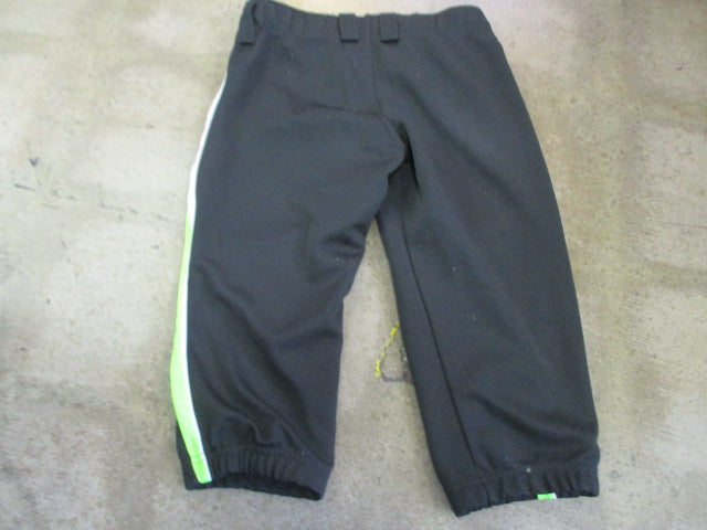 Load image into Gallery viewer, Used Augusta Black Softball Pants Youth Large (elastic worn out)
