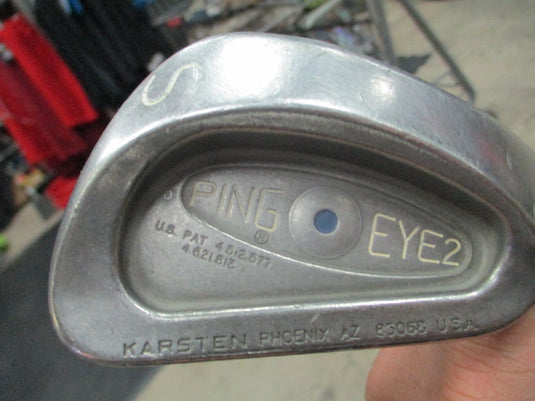 Used Ping Eye 2 Blue Dot Iron Set 3-9 , SW - RH - 8 Piece