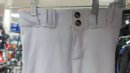 Used Demarini White Open Bottom Baseball Pants Youth Small