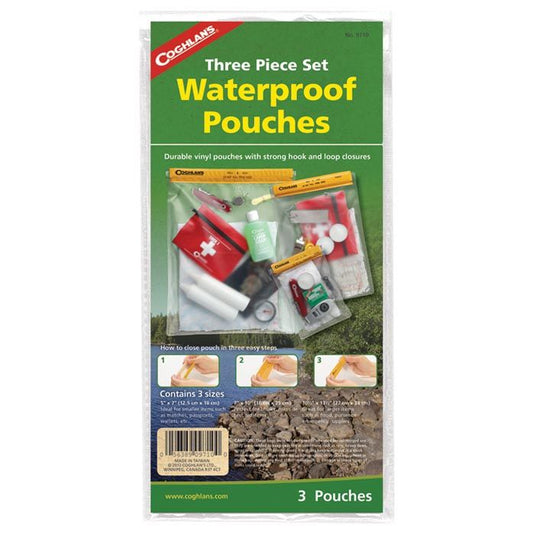 New Coghlan's Waterproof Pouches - 3 Pack