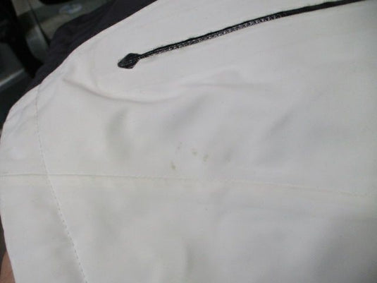 Used KJUS Lasse White Snow Jacket Size 56 /Adult Size 2XL - small spot on pocket