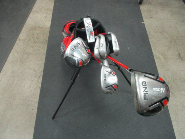 Load image into Gallery viewer, Used Ping Moxie 8 Piece Junior Complete Golf Set w/ Bag
