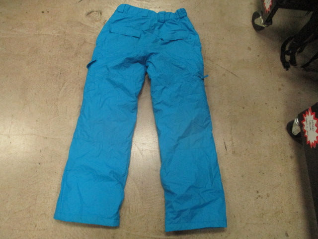Load image into Gallery viewer, Used Columbia Blue Snow Pants Size Small
