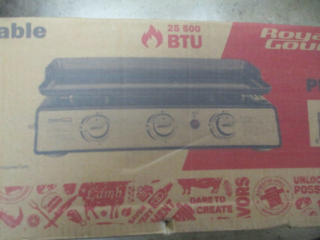 Load image into Gallery viewer, Royal Gourmet Portable 3-Burner 25,500 BTU Gas Griddle New In Box
