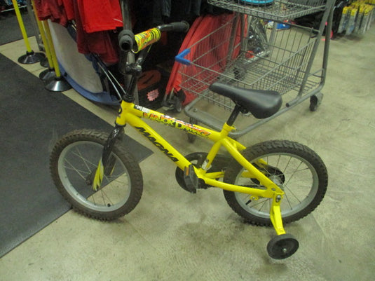 Used Dynacraft Magna Major Damage 16" Kids Bike with Training Wheels