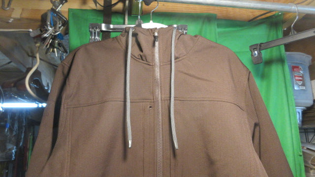 Load image into Gallery viewer, New WFS Pulse Core Soft Shell Hooded Jacket - Adult Size XL - Chocolate

